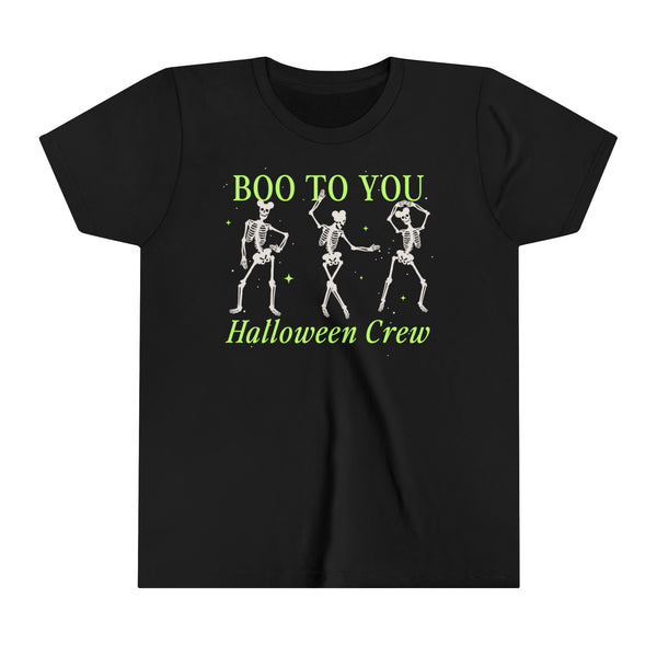 Boo To You Halloween Crew Bella Canvas Youth Short Sleeve Tee
