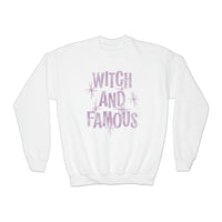 Witch and Famous Gildan Youth Crewneck Sweatshirt