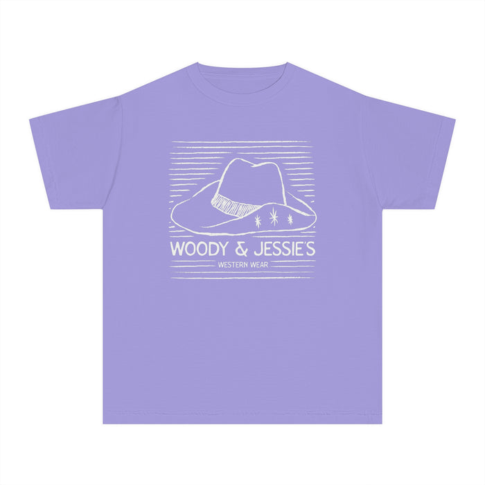 Woody & Jessie's Western Wear Comfort Colors Youth Midweight Tee