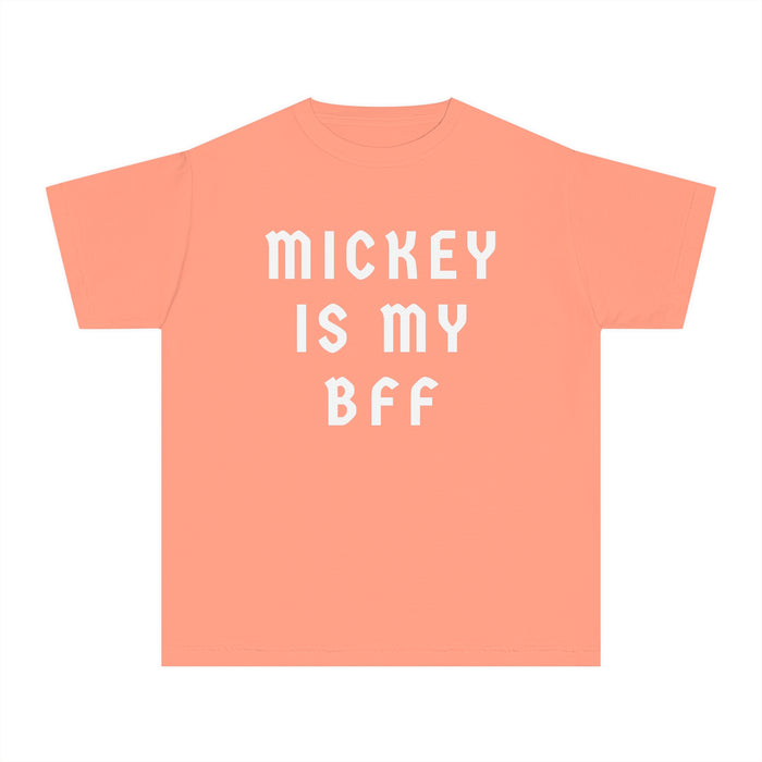 Mickey Is My BFF Comfort Colors Youth Midweight Tee