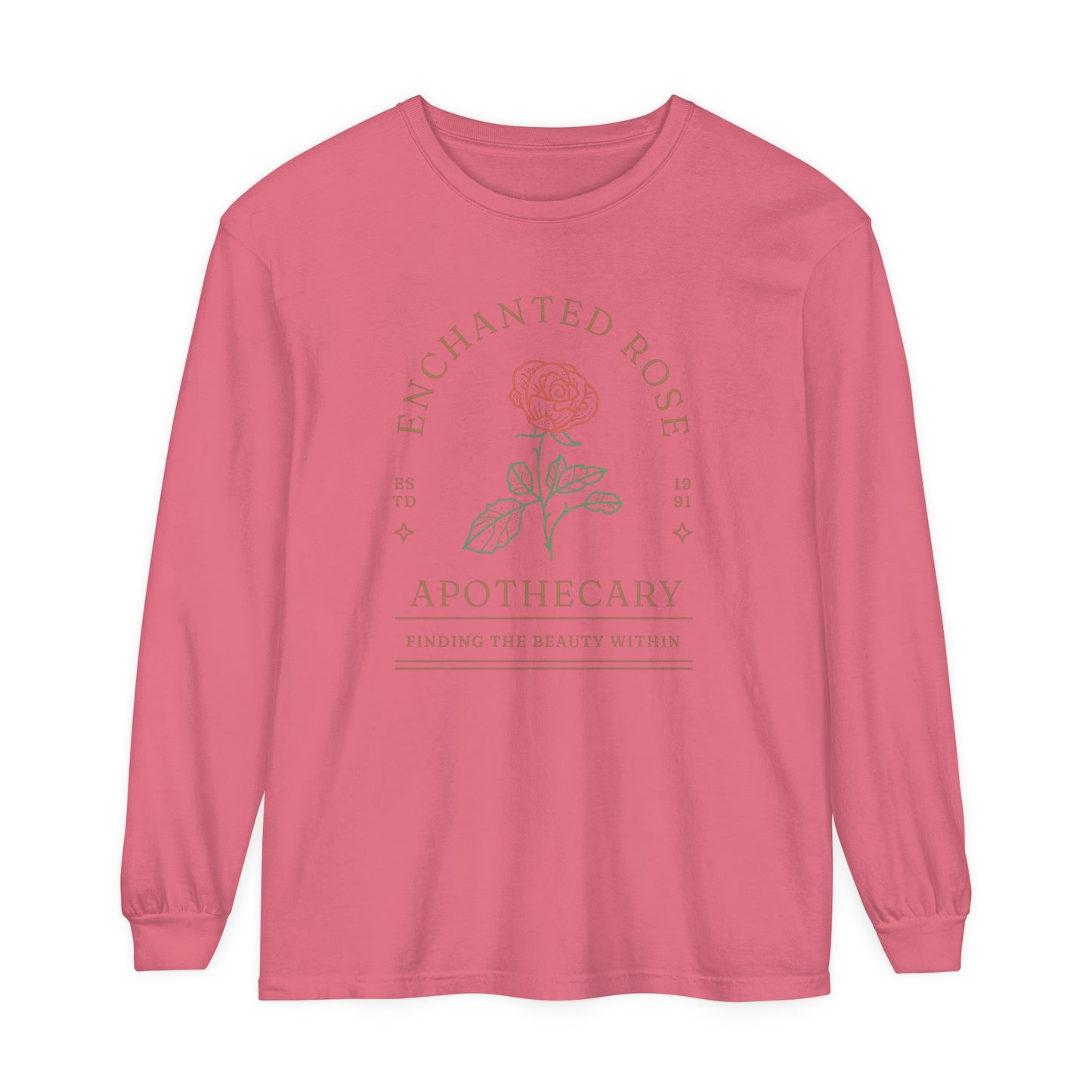 Enchanted Rose Apothecary Comfort Colors Unisex Garment-dyed Long Sleeve T-Shirt