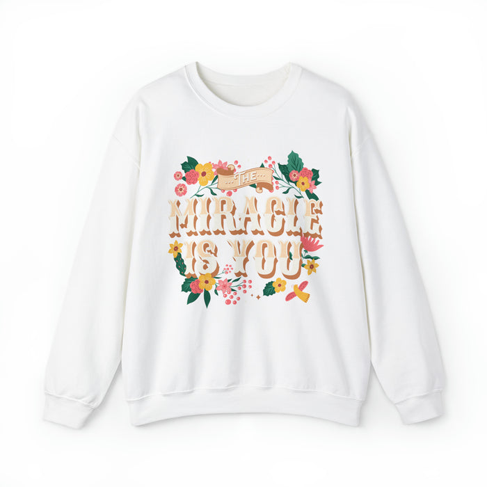 The Miracle Is You Gildan Unisex Heavy Blend™ Crewneck Sweatshirt