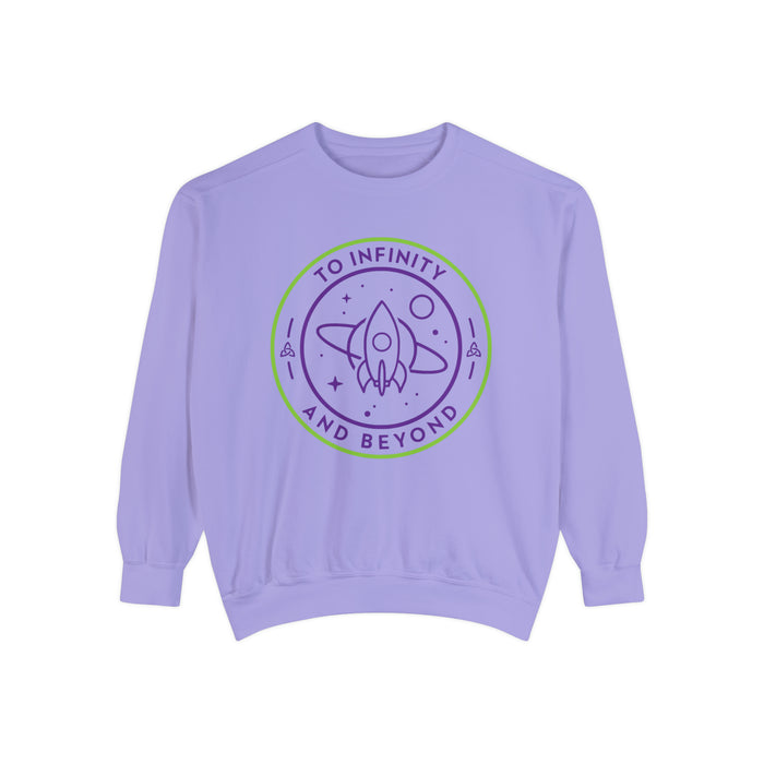 To Infinity And Beyond Comfort Colors Unisex Garment-Dyed Sweatshirt