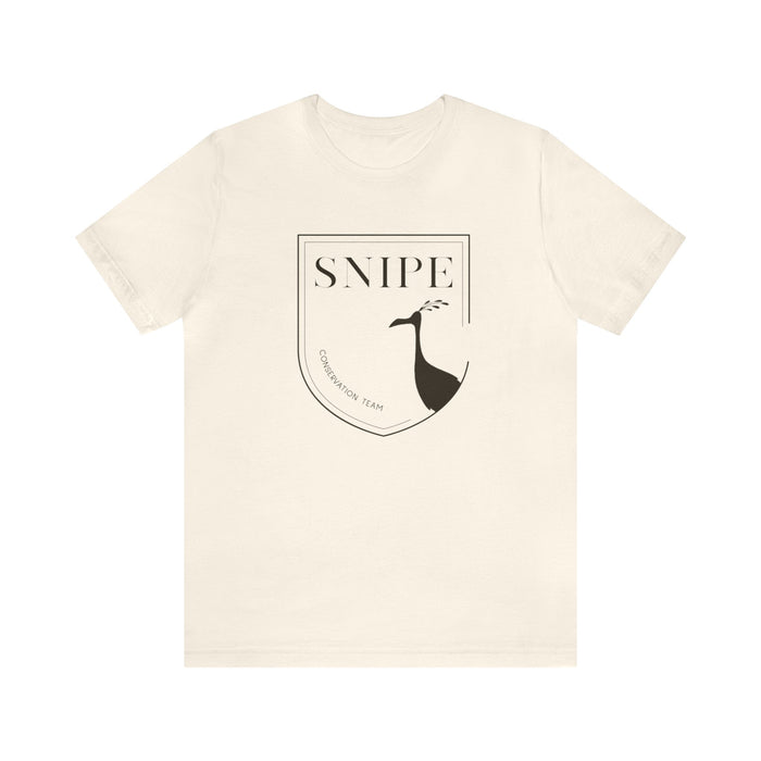 Snipe Conservation Team Bella Canvas Unisex Jersey Short Sleeve Tee