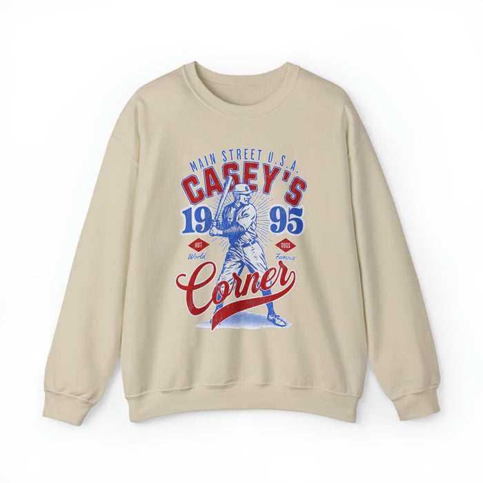 Casey’s Corner Distressed Gildan Unisex Heavy Blend™ Crewneck Sweatshirt