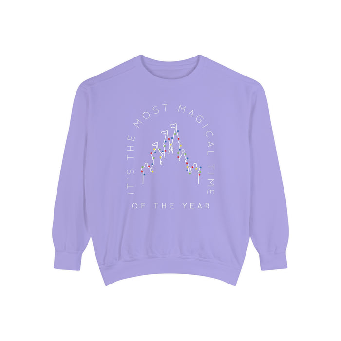 Most Magical Time Of The Year Comfort Colors Unisex Garment-Dyed Sweatshirt