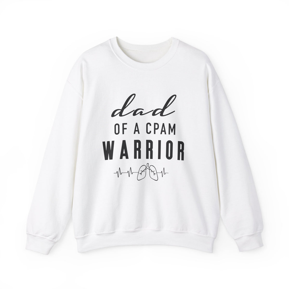 Dad of a CPAM Warrior Gildan Unisex Heavy Blend™ Crewneck Sweatshirt