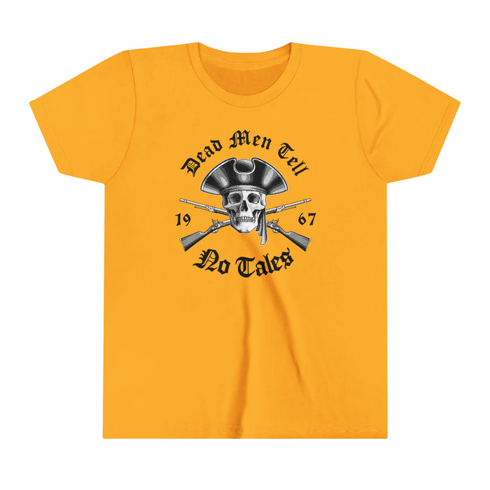 Dead Men Tell No Tales Bella Canvas Youth Short Sleeve Tee