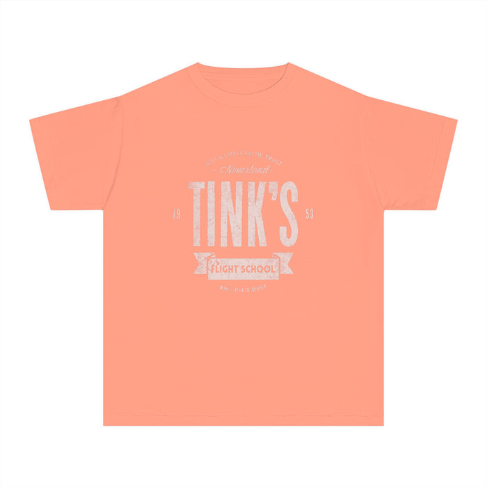 Tink's Flight School Comfort Colors Youth Midweight Tee