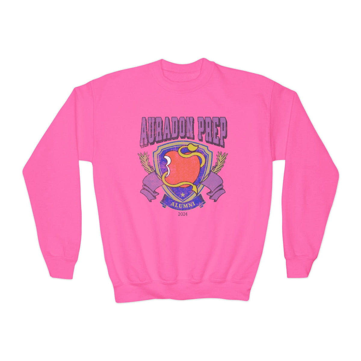 Auradon Prep Alumni Gildan Youth Crewneck Sweatshirt