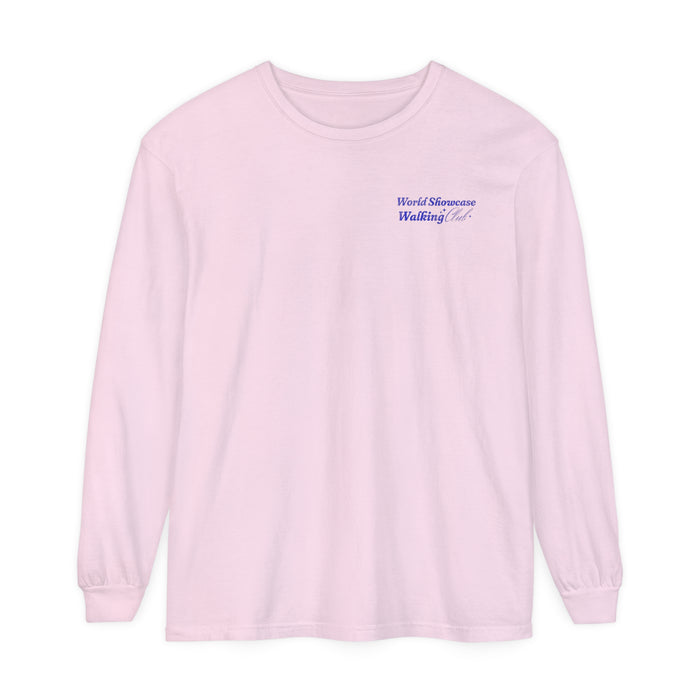 World Showcase Walking Club Comfort Colors Unisex Garment-dyed Long Sleeve T-Shirt