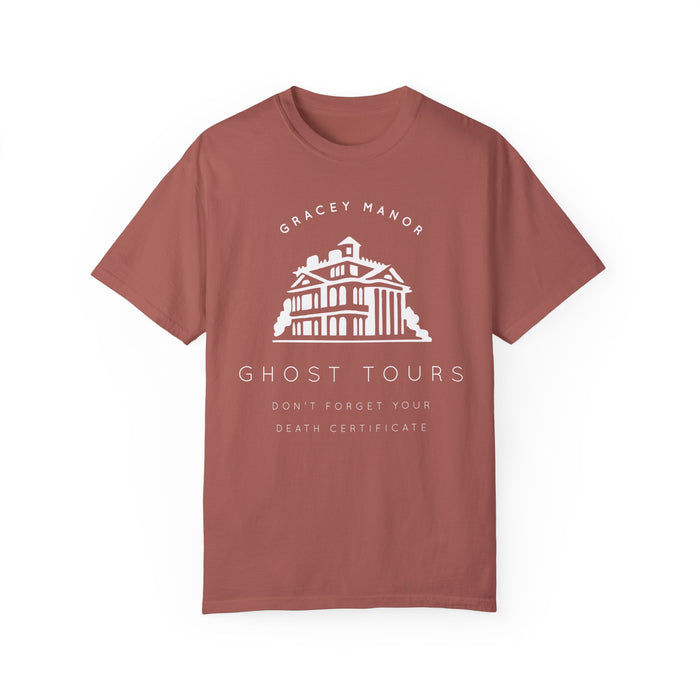 Gracey Manor Ghost Tours Comfort Colors Unisex Garment-Dyed T-shirt