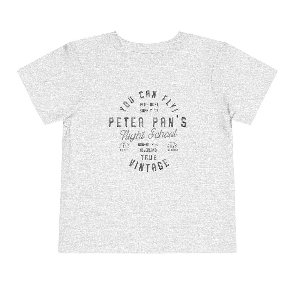 Pan's Flight School Bella Canvas Toddler Short Sleeve Tee