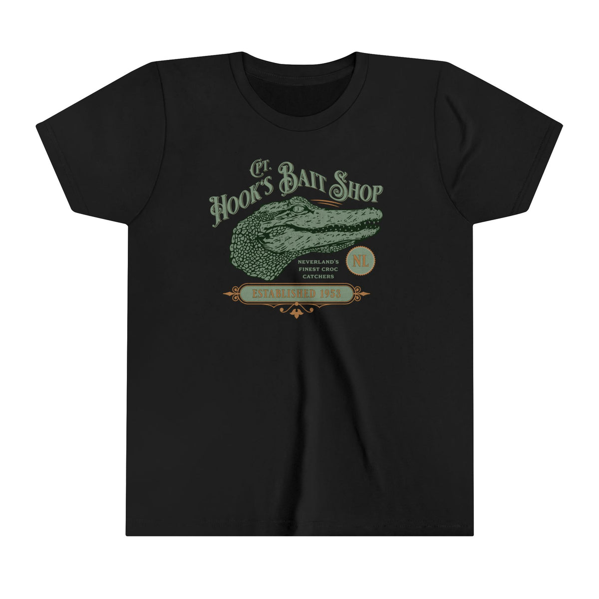 Captain Hook’s Bait Shop Bella Canvas Youth Short Sleeve Tee