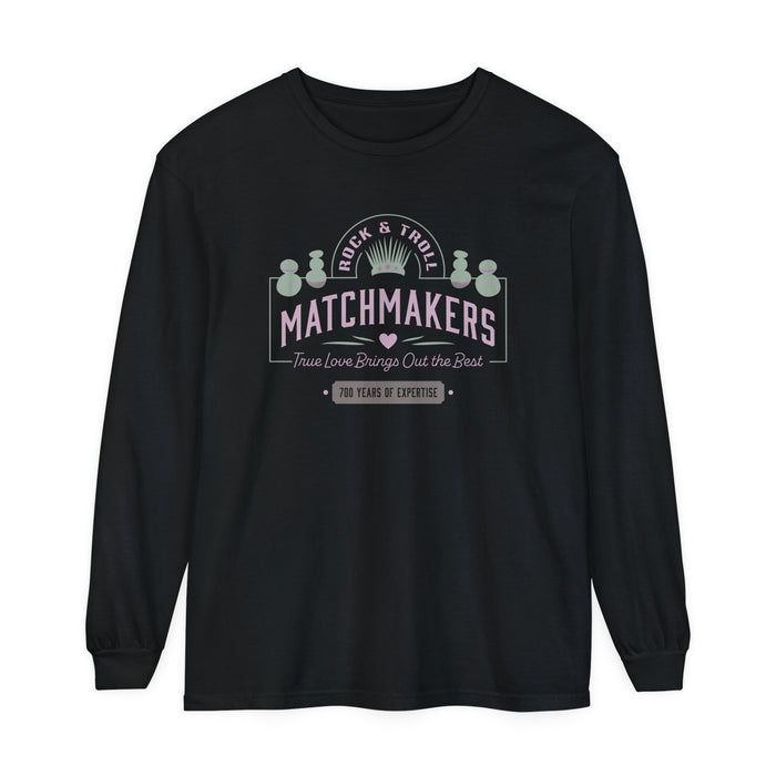 Rock & Troll Matchmakers Comfort Colors Unisex Garment-dyed Long Sleeve T-Shirt