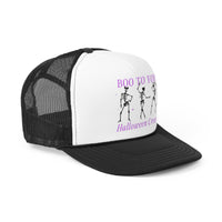 Boo To You Halloween Crew Trucker Caps