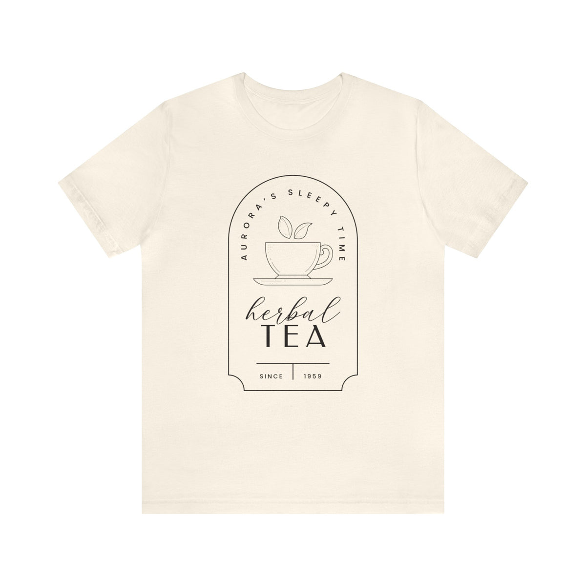 Aurora's Sleepy Time Tea Bella Canvas Unisex Jersey Short Sleeve Tee