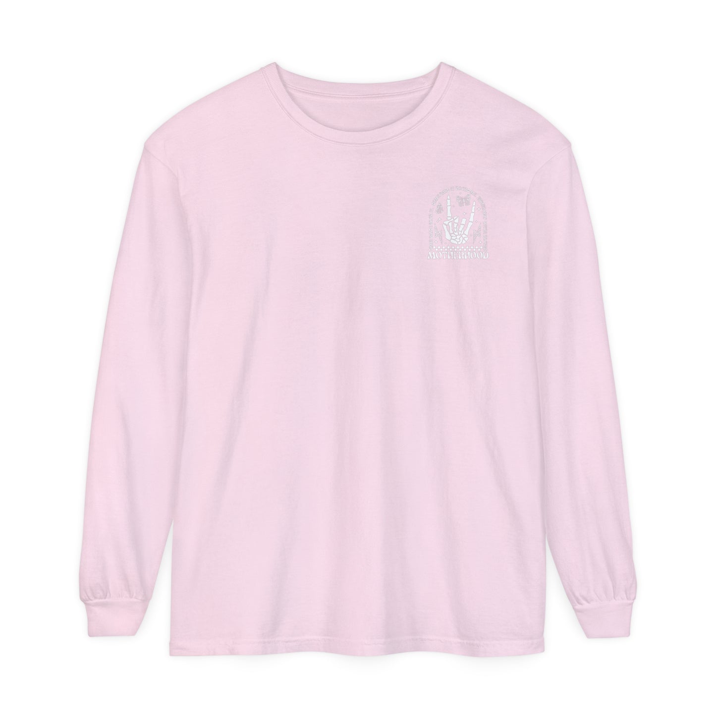 Motherhood Comfort Colors Unisex Garment-dyed Long Sleeve T-Shirt