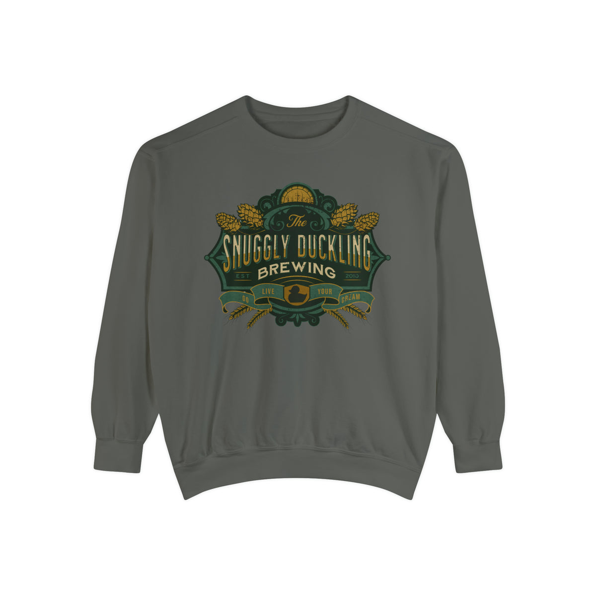 The Snuggly Duckling Brewing Comfort Colors Unisex Garment-Dyed Sweatshirt
