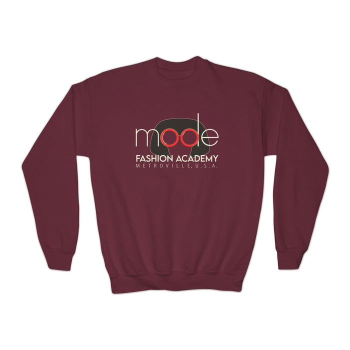 Mode Fashion Academy Gildan Youth Crewneck Sweatshirt