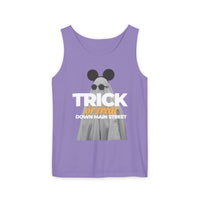 Trick or Treat Down Main Street Unisex Comfort Colors Garment-Dyed Tank Top