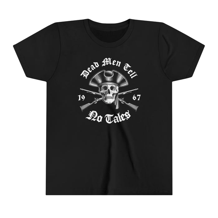 Dead Men Tell No Tales Bella Canvas Youth Short Sleeve Tee