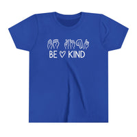 Be Kind ASL Bella Canvas Youth Short Sleeve Tee