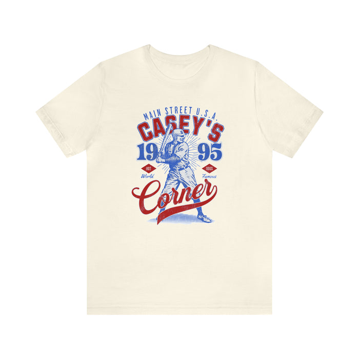 Casey’s Corner Distressed Bella Canvas Unisex Jersey Short Sleeve Tee