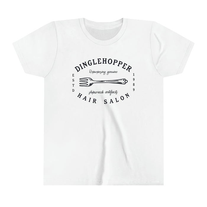 Dinglehopper Hair Salon Bella Canvas Youth Short Sleeve Tee