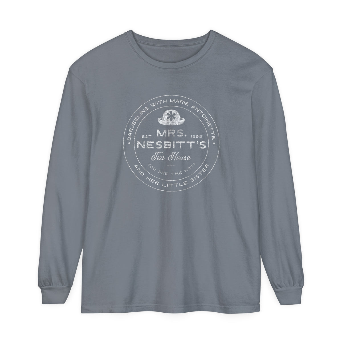 Mrs. Nesbitt's Tea House Comfort Colors Unisex Garment-dyed Long Sleeve T-Shirt