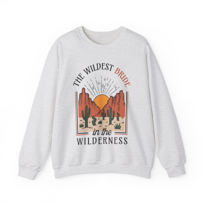 Wildest Bride In The Wilderness Unisex Heavy Blend™ Crewneck Sweatshirt