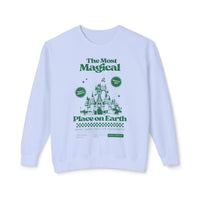 The Most Magical Place on Earth Unisex Lightweight Comfort Colors Crewneck Sweatshirt