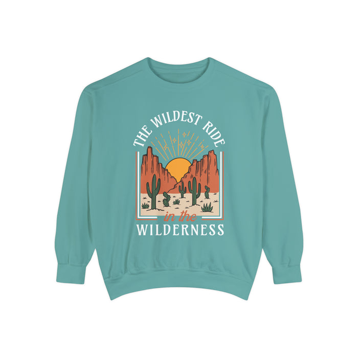 The Wildest Ride In The Wilderness Comfort Colors Unisex Garment-Dyed Sweatshirt