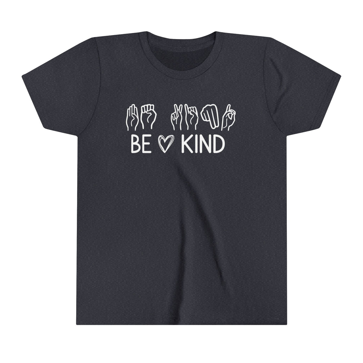 Be Kind ASL Bella Canvas Youth Short Sleeve Tee