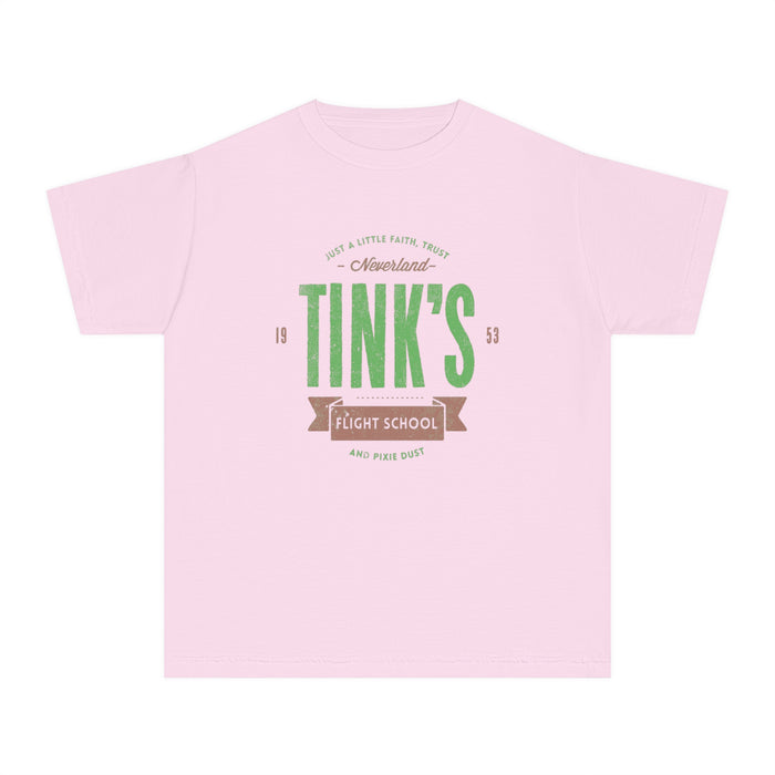 Tink's Flight School Comfort Colors Youth Midweight Tee