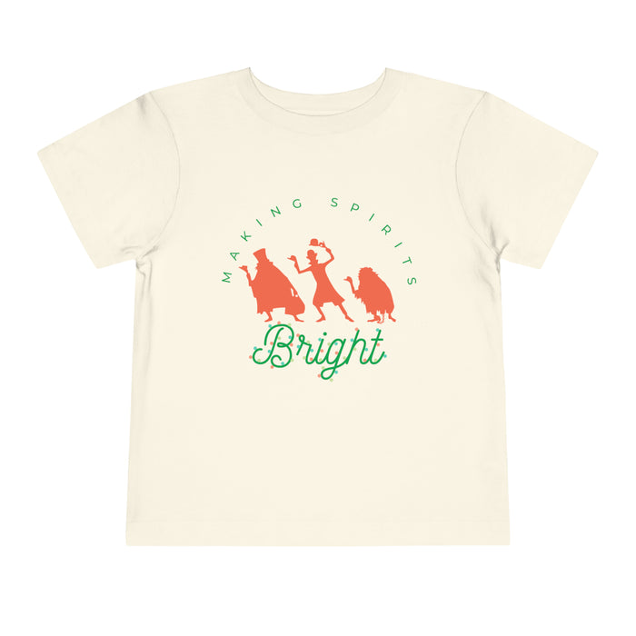 Making Spirits Bright Bella Canvas Toddler Short Sleeve Tee