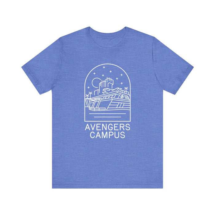 Avengers Campus Bella Canvas Unisex Jersey Short Sleeve Tee