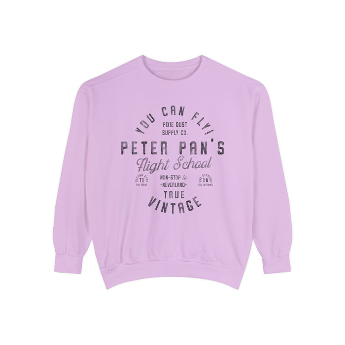 Pan's Flight School Comfort Colors Unisex Garment-Dyed Sweatshirt