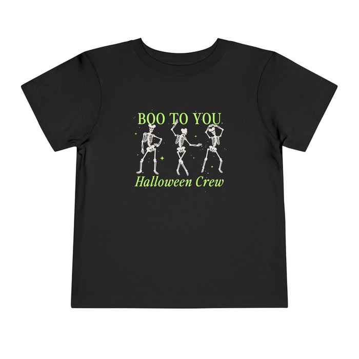 Boo To You Halloween Crew Bella Canvas Toddler Short Sleeve Tee