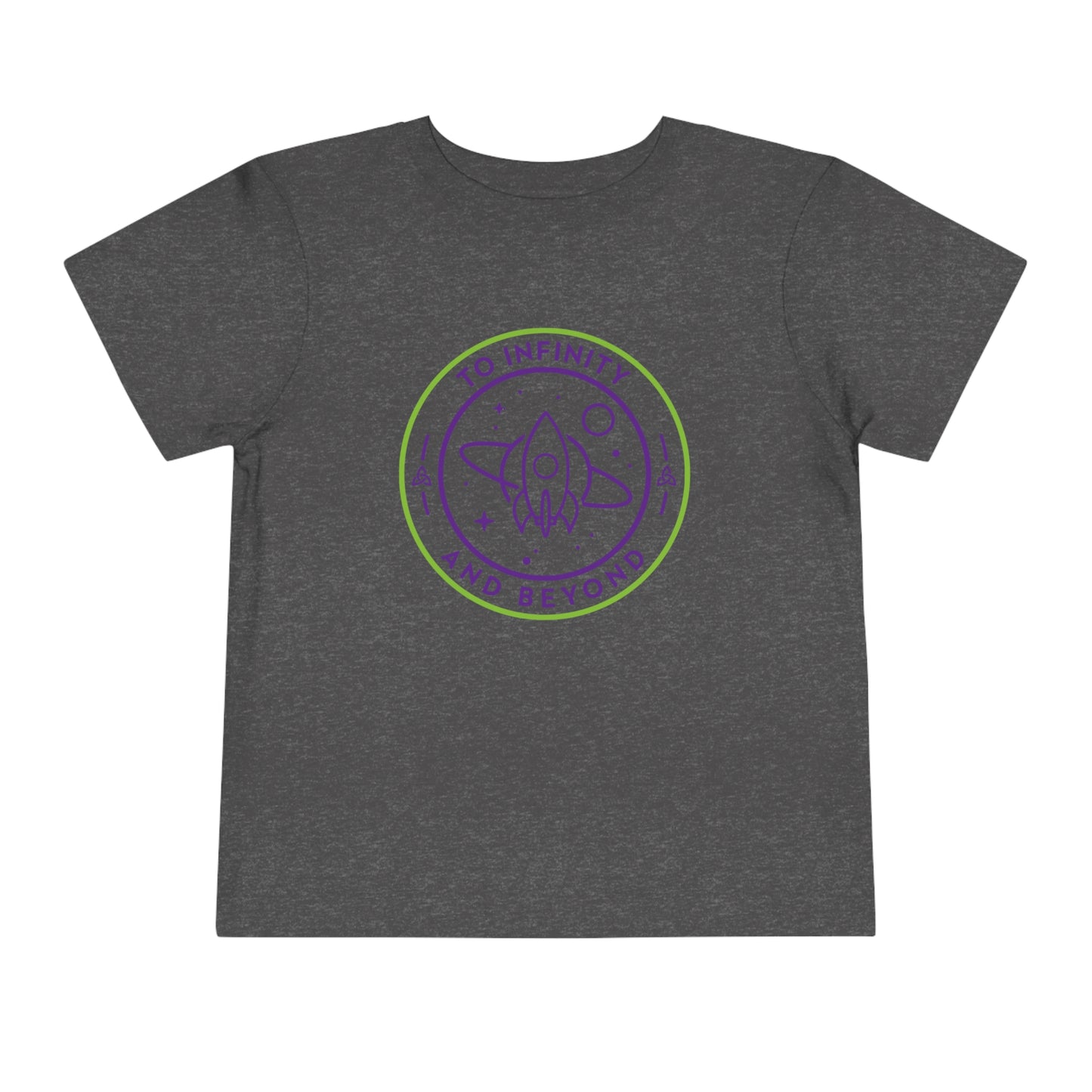 To Infinity And Beyond Bella Canvas Toddler Short Sleeve Tee