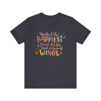 Think of the Happiest Things Bella Canvas Unisex Jersey Short Sleeve Tee