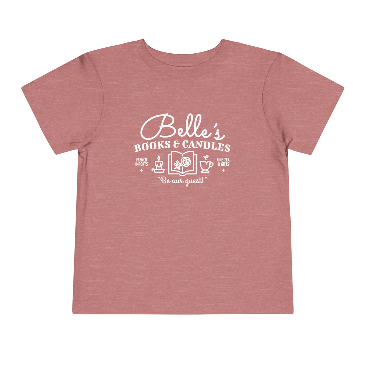 Belle's Books & Candles Bella Canvas Toddler Short Sleeve Tee
