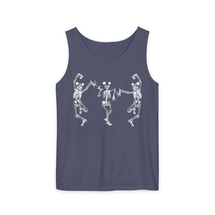 Dancing Skeletons Unisex Comfort Colors Garment-Dyed Tank Top