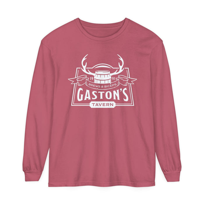 Gaston’s Tavern Comfort Colors Unisex Garment-dyed Long Sleeve T-Shirt