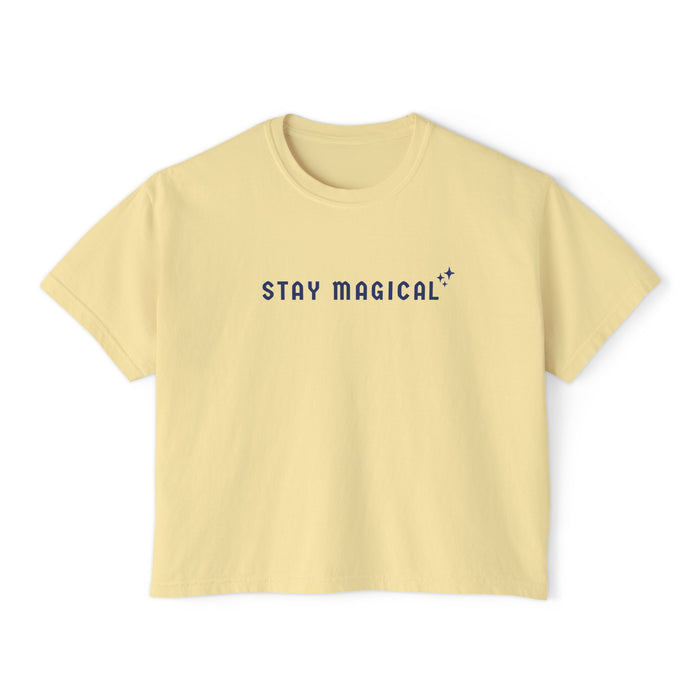 Stay Magical Comfort Colors Women's Boxy Tee