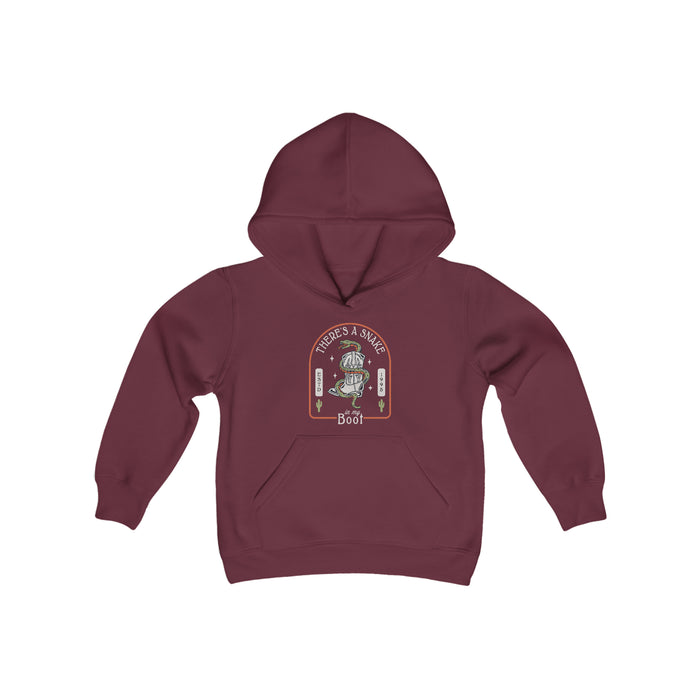 There's A Snake In My Boot Gildan Youth Heavy Blend Hooded Sweatshirt