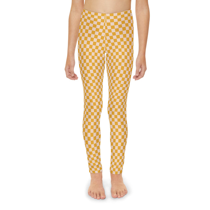 Checked Youth Full-Length Leggings