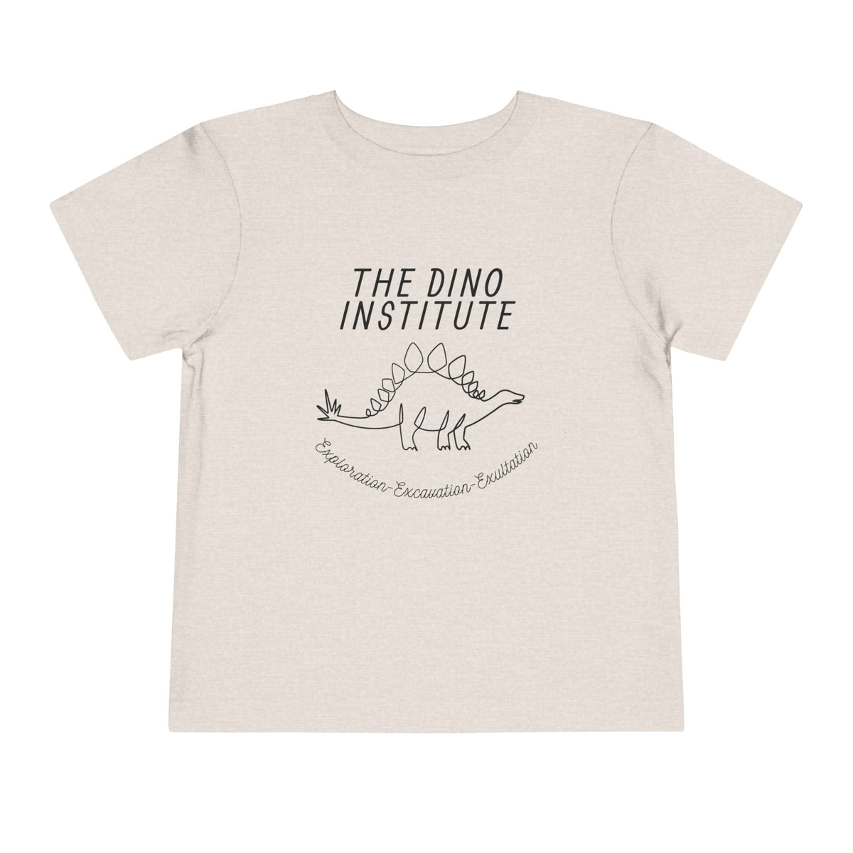 The Dino Institute Bella Canvas Toddler Short Sleeve Tee