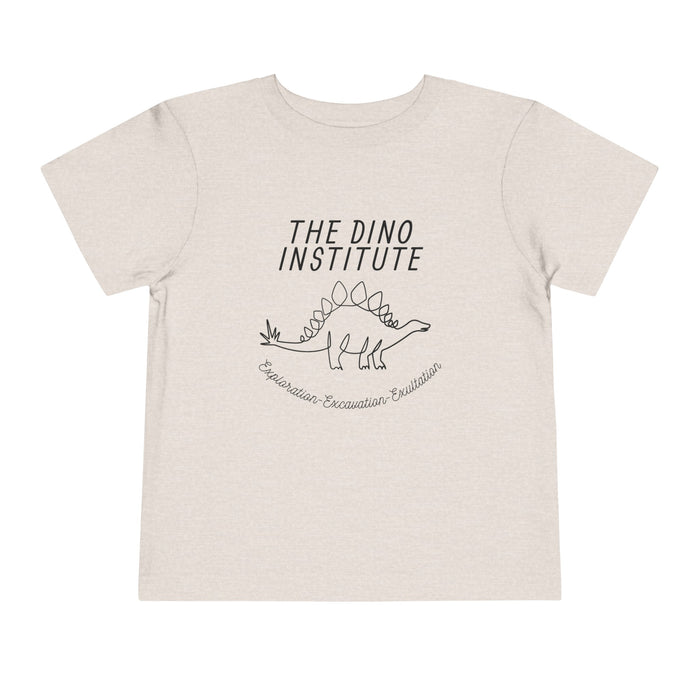 The Dino Institute Bella Canvas Toddler Short Sleeve Tee