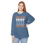 Spooky Scary Skeletons Comfort Colors Unisex Garment-dyed Long Sleeve T-Shirt